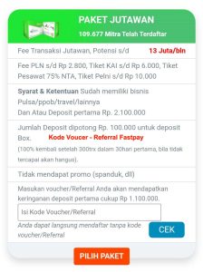 Kode Voucer - Referral Fastpay